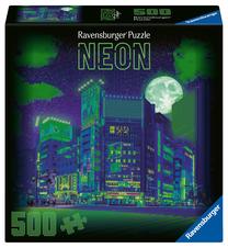 Pusle Ravensburger Neon Tokyo, 47 cm x 47 cm, 500 tk, mitmevärviline