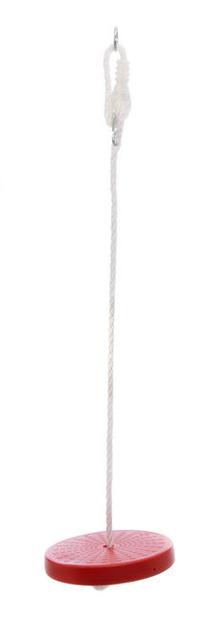 Pakabinamos sūpynės vaikams 008142, 28 cm, balta sp./raudona sp.