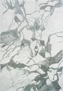 Paklājs Domoletti Valentino, krēmkrāsa/pelēka krās., 133 cm x 195 cm