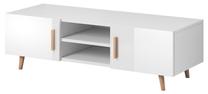 TV staliukas Sweden 2, baltas, 140 cm x 42 cm x 50 cm
