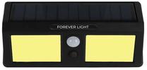 Sienas gaismeklis ar saules bateriju Forever Light Sunari, 3W, IP65, melna krās.