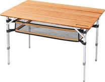 Stovyklavimo stalas King Camp Bamboo, ruda sp., 100 cm x 65 cm x 65 cm