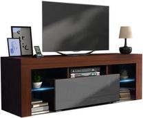 ТВ стол Pro Meble Milano 130, коричневый цв./серый цв., 130 см x 35 см x 45 см