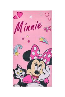 Vaikiškas rankšluostis Disney Minnie, rožinė sp., 140 cm x 70 cm