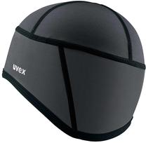 Zemķiveres cepure Uvex Bike Cap, melna krās./pelēka krās., L/XL