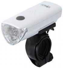 Dviračių žibintas Torch, plastikas, balta sp./juoda sp.