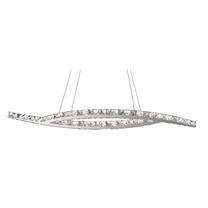 Šviestuvas kabinamas Searchlight Clover 7724-24CC, LED, 1 x 24 W, skaidri sp. / chromo sp.