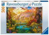 Пазл Ravensburger Land of the Dinosaurs 169832V, 49 см x 36 см, 500 шт., многоцветный