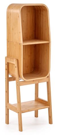 Lentyna Solid Wood Reg-20, ruda, 25 cm x 37 cm x 115 cm