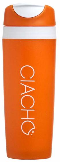 Ūdens pudele Ambition Happy Ciacho, oranža krās., plastmasa, 0.44 l