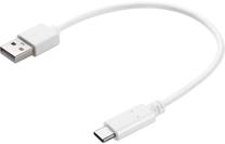 Vads Sandberg USB To Type-C Cable USB, USB Type-C, 0.2 m, balta krās.