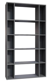 Pastatoma lentyna Kalune Design Sanborn 935CMN1121, antracito sp., 163.6 cm x 90 cm x 25 cm
