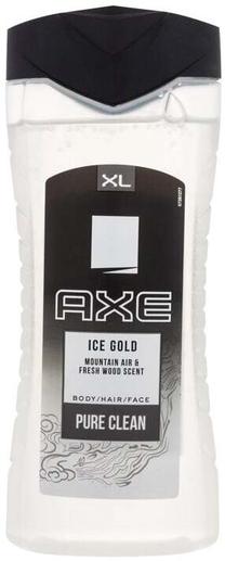 Kūno prausimosi želė vyrams Axe Ice Gold, 400 ml
