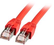Сетевой кабель EFB RJ-45, RJ-45, 3 м, красный цв.