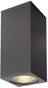 Sieninis lauko šviestuvas SLV Big Theo Up/Down, 42W, LED, IP44, antracito sp., 13 cm x 27.5 cm