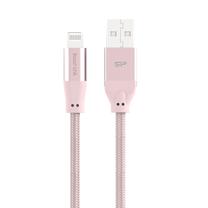 Провод Silicon Power USB Type-A to Lightning USB, Apple Lightning, 1 м, розовый цв.