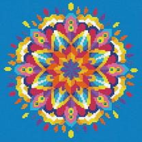 Deimantinė mozaika Diamond Dotz Mandala Blue, įvairių spalvų, 33.29 g
