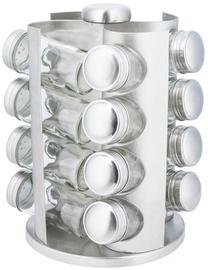 Maitseainete riiul King Hoff KH-4006, roostevaba teras v./läbipaistev v., 14 cmx14 cm