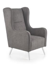 Krėslas Chester, pilka sp., 85 cm x 67 cm x 114 cm