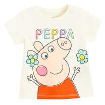 Särk, vaba aja kevad/suvi, imikutele Cool Club Peppa Pig LCG2801351, kreemjasvalge, 68 cm