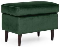Pufas Ron Velvet Bluvel 78, žalia sp., 60 cm x 40 cm x 43 cm