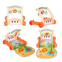 Коврик для занятий спортом Huanger Interactive Piano 2in1, 72 см x 46 см, oранжевый цв.
