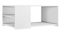 Kavos staliukas Kalune Design Rome, balta sp., 90 cm x 60 cm x 40 cm