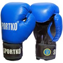 Boksa cimdi SportKO PK1, zila krās./melna krās., 12 oz