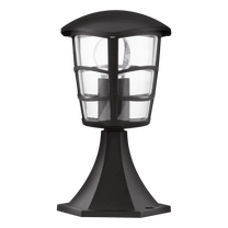 Brīvi stāvošs āra gaismeklis Eglo Aloria 93099, 60W, E27, IP44, melna krās., 17 cm x 30 cm