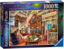 Dėlionė Ravensburger Fantastic Bookstore 19799, 70 cm x 50 cm, 1000 vnt., ruda sp.