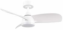Lubinis ventiliatorius su lempa Reality Helsinki, 20 W, 1 vnt., balta sp.