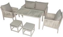 Lauko baldų komplektas Floriane Garden Otto Sofa, šviesiai ruda sp., 1-6 vietų