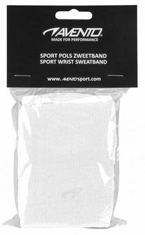Напульсники Avento Sweatband, белый цв.