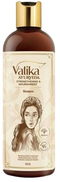 Šampūns Dabur Vatika Ayurveda Strengthening and Nourishing, 400 ml