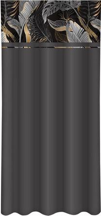 Nakts aizkari ZMK-099, zelta krās./melna krās./grafīta krās., 160 cm x 250 cm