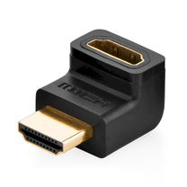 Adapteris Fusion Accessories HDMI male - 90° HDMI female FUS0014 HDMI male, HDMI female, melna krās.