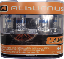 Automobilio lemputė Alburnus, halogeninė, balta sp., 12 V