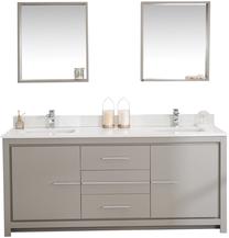 Vonios kambario baldų komplektas Kalune Design Superior 72, pilka sp., 54 cm x 180 cm x 86 cm