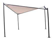 Pavėsinė Home4you Sun Sail Garden Gazebo, 300 cm, šviesiai ruda sp.