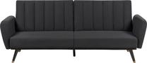 Sofa-lova Beliani Vimmerby, juoda sp., 212 x 80 cm x 90 cm