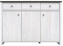 Komoda Porto I, balta sp., 94 cm x 40 cm x 128.5 cm