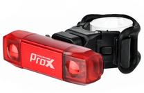 Dviračių žibintas ProX Mizar 2xSMD LED 30Lm, plastikas, juoda sp./raudona sp.