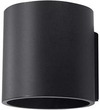 Valgusti seinale Sollux Orbis Black, GU10, 1 / must v.