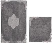 Vonios kilimėlių rinkinys Foutastic 394ANR1499, antracito sp., 100 cm x 60 cm