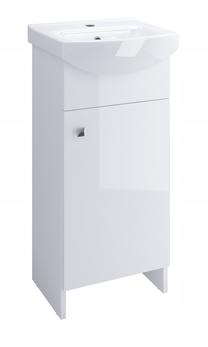 Шкафчик для ванной с раковиной Cersanit Basic C11, белый цв., 79 см x 36 см x 27 см