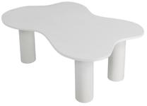 Kavos staliukas Kalune Design Bloom, balta sp., 110 cm x 70 cm x 40 cm
