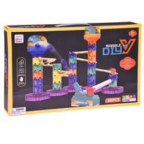 Konstruktorius su kamuoliukų trasa DIY Marble Run, 58 vnt., įvairių spalvų