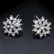 Auskari Diamond Sky, caurspīdīga krās.