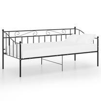 Sofa-lova VLX Metal 324773, juoda sp., 206.5 x 95 cm x 89.5 cm