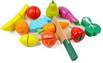 Rotaļu virtuves piederumi, augļi un dārzeņi EcoToys Fruits & Vegetables